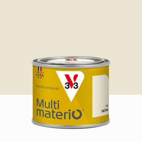 Peinture multimateriaux exterieure Multimaterio V33 lin satine 0.125 l - V33