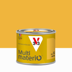 Peinture multimateriaux exterieure Multimaterio V33 miel satine 0.125 l de marque V33, référence: B9190400