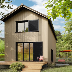 Peinture multimateriaux exterieure Multimaterio V33 noir satine 0.125 l - V33