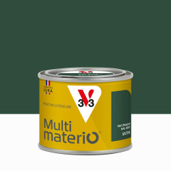Peinture multimateriaux exterieure Multimaterio V33 vert basque satine 0.125 l de marque V33, référence: B9190700