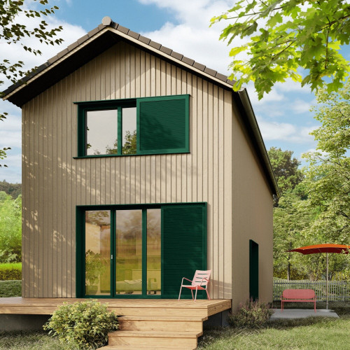 Peinture multimateriaux exterieure Multimaterio V33 vert basque satine 0.125 l - V33