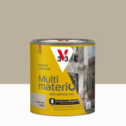 Peinture extérieure bois, fer, plastique V33 beige argile satiné 0.5l de marque V33, référence: B9190900