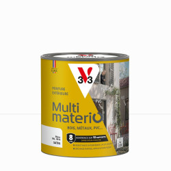 Peinture extérieure bois, fer, plastique V33 blanc satiné 0.5l de marque V33, référence: B9191000