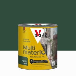 Peinture extérieure bois, fer, plastique V33 vert basque satiné 0.5l de marque V33, référence: B9191500