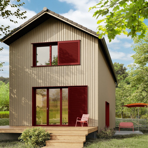 Peinture multimateriaux exterieure Multimaterio V33 rouge basque satine 2 l - V33