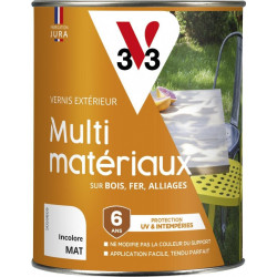 Vernis Multi-materiaux V33, incolore mat 0.25 l - V33