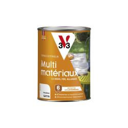 Vernis Multi-materiaux V33, incolore satine 0.25 l - V33