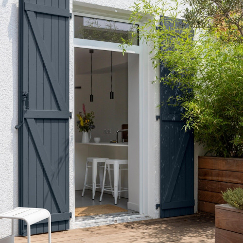 Peinture extérieure bois V33 Couleurs d'ici, anthracite  velours  0.125l - V33