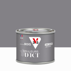 Peinture extérieure bois V33 Couleurs d'ici, gris flotté velours 0.125l - V33