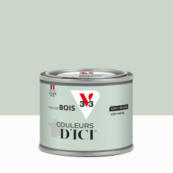 Peinture extérieure bois V33 Couleurs d'ici, vert pastel velours 0.125l - V33