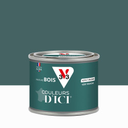 Peinture extérieure bois V33 Couleurs d'ici, vert profond velours 0.125l - V33