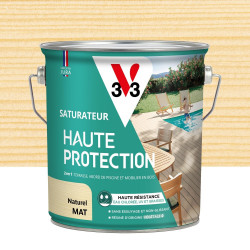 Saturateur pour bois extérieur V33 Haute protection naturel mat 2.5L - V33