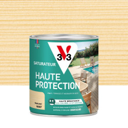 Saturateur pour bois extérieur V33 Haute protection teck mat 0.75L - V33