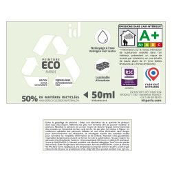 Testeur peinture amande mur / plafond ID satiné 0.05 l - ID