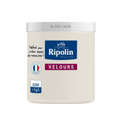 Testeur peinture blanc casse velours Interieur RIPOLIN 75 ml - RIPOLIN