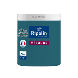Testeur peinture bleu ainhoa velours Interieur RIPOLIN 75 ml - RIPOLIN