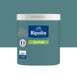 Testeur peinture bleu melville satine RIPOLIN 75 ml - RIPOLIN