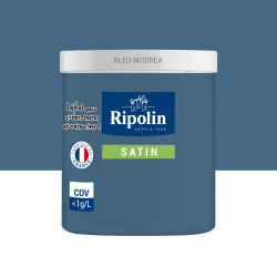 Testeur peinture bleu seram satine Interieur RIPOLIN 75 ml de marque RIPOLIN, référence: B9198500