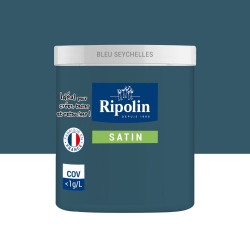 Testeur peinture bleu seychelles satine 467067 RIPOLIN 75 ml de marque RIPOLIN, référence: B9198600