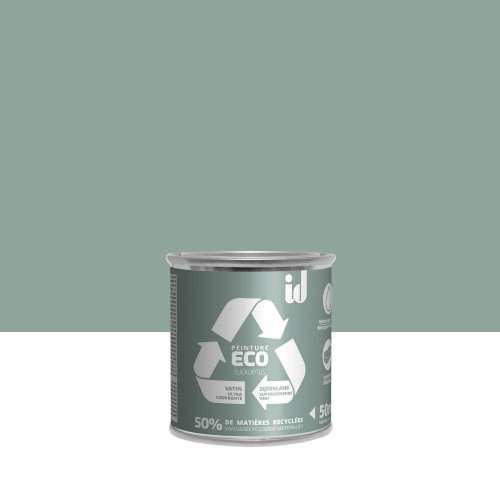 Testeur peinture eucalyptus mur / plafond ID satiné 0.05 l - ID