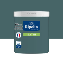 Testeur peinture intérieur mur/boiserie/radiateur satiné, RIPOLIN, vert hosta, 75 ml de marque RIPOLIN, référence: B9200300
