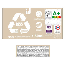Testeur peinture lin mur / plafond ID satiné 0.05 l - ID