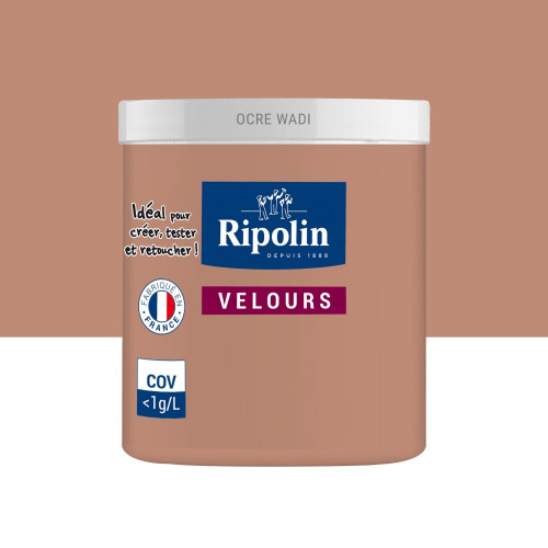 Testeur peinture ocre wadi velours Interieur RIPOLIN 75 ml - RIPOLIN