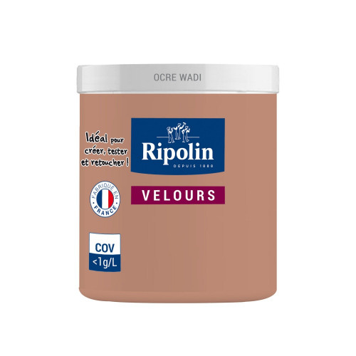 Testeur peinture ocre wadi velours Interieur RIPOLIN 75 ml - RIPOLIN