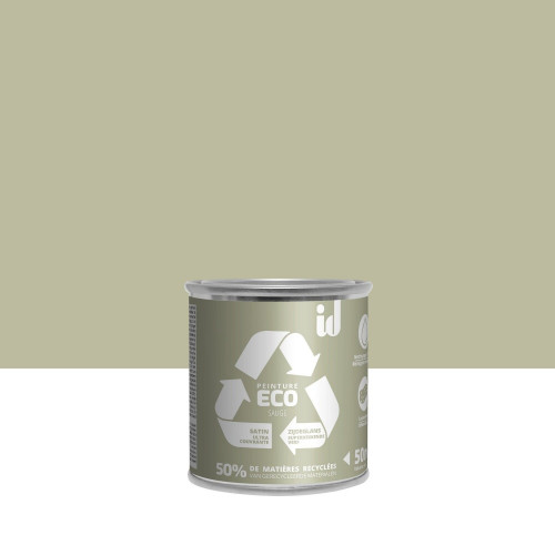 Testeur peinture sauge mur / plafond ID satiné 0.05 l - ID
