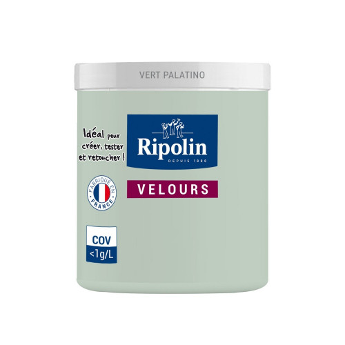 Testeur peinture vert palatino velours Interieur RIPOLIN 75 ml - RIPOLIN