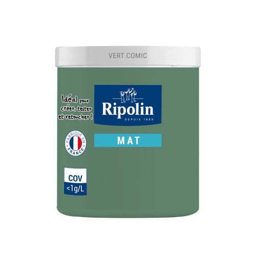 Testeur peinture vert comic mat Interieur RIPOLIN 75 ml - RIPOLIN