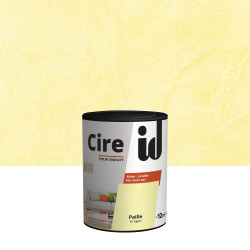 Cire  pour enduit ID, jaune paille mat, 1 l de marque ID, référence: B9204300