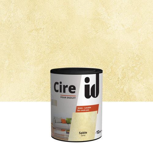 Cire Pour enduit, ID, sable mat, 1 l - ID