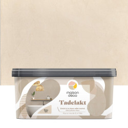 Enduit décoratif Tadelakt MAISON DECO, beige spa, 5l - MAISON DECO