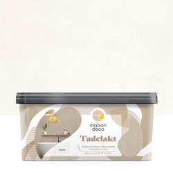 Enduit décoratif Tadelakt MAISON DECO, kaolin, 5l de marque MAISON DECO, référence: B9205100