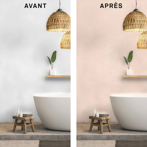 Enduit décoratif Tadelakt MAISON DECO, rose blush, 5l - MAISON DECO