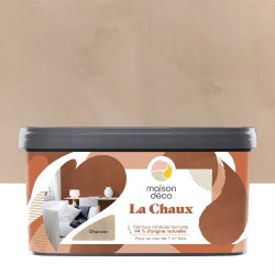 Peinture a effet, La chaux MAISON DECO, chanvre, extramat, 2.5 l - MAISON DECO