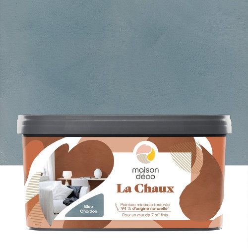 Peinture a effet, La chaux MAISON DECO, chardon, extramat, 2.5 l - MAISON DECO