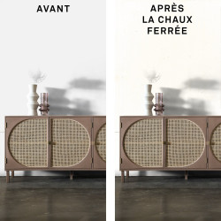 Peinture a effet, La chaux MAISON DECO, craie, extramat, 2.5 l - MAISON DECO