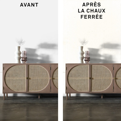 Peinture a effet, La chaux MAISON DECO, craie, extramat, 2.5 l - MAISON DECO
