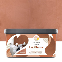 Peinture a effet, La chaux MAISON DECO, terracota, extramat, 2.5 l de marque MAISON DECO, référence: B9206600