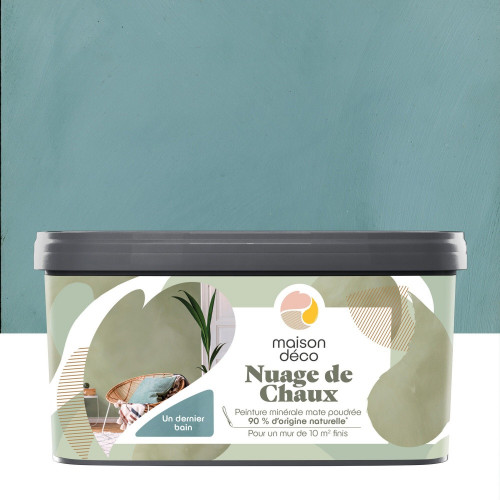 Peinture a effet, Nuage de chaux MAISON DECO, dernier bain, extramat, 2 l - MAISON DECO