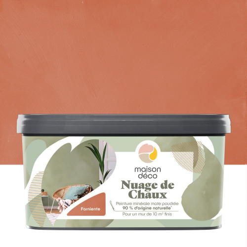 Peinture a effet, Nuage de chaux MAISON DECO, farniente, extramat, 2 l - MAISON DECO