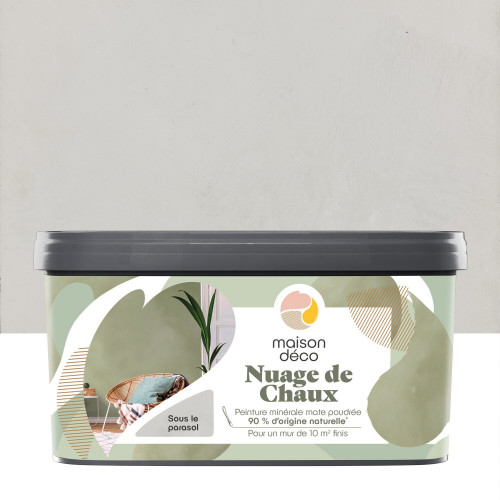 Peinture a effet, Nuage de chaux MAISON DECO, parasol, extramat, 2 l - MAISON DECO