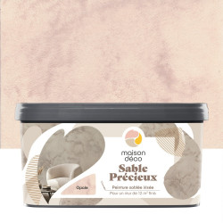 Peinture à effet, Sable precieux MAISON DECO, opale, sablé, 2l de marque MAISON DECO, référence: B9208700