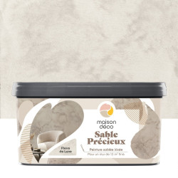 Peinture à effet, Sable precieux MAISON DECO, pierre lune, sablé, 2l de marque MAISON DECO, référence: B9208900