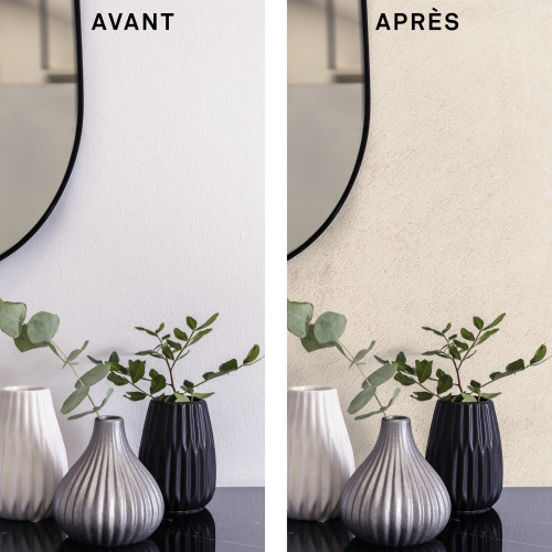 Peinture à effet, Sable precieux MAISON DECO, quartz brun, sablé, 2l - MAISON DECO