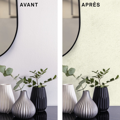 Peinture à effet, Sable precieux MAISON DECO, vert sage, sablé, 2l - MAISON DECO
