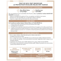 Protecteur Relisse mat nuance, MAISON DECO, protecteur incolore satiné, 1l - MAISON DECO