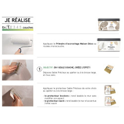 Protecteur Sable precieux, MAISON DECO, protecteur incolore satiné, 0.75 l - MAISON DECO